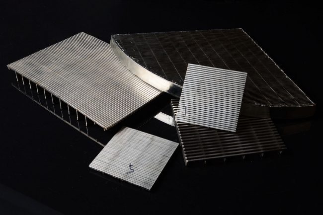 flat wedge wire screen panels