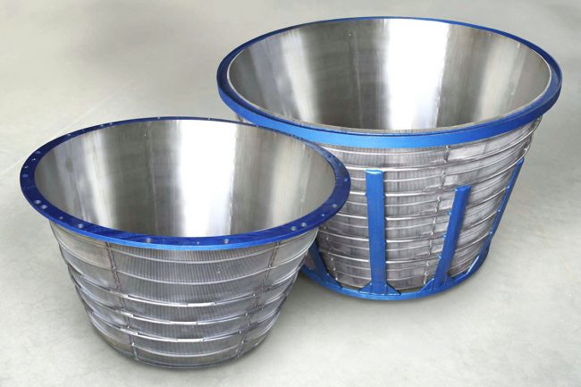 wedge wire basket filter